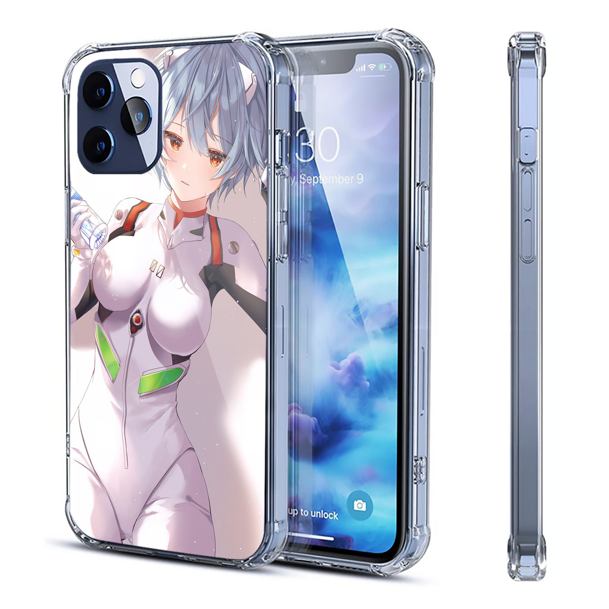（画像用） EVA 新世紀エヴァンゲリオン 【iPhone 12シリーズ対応】透明スマホケース（クリアソフトケース）